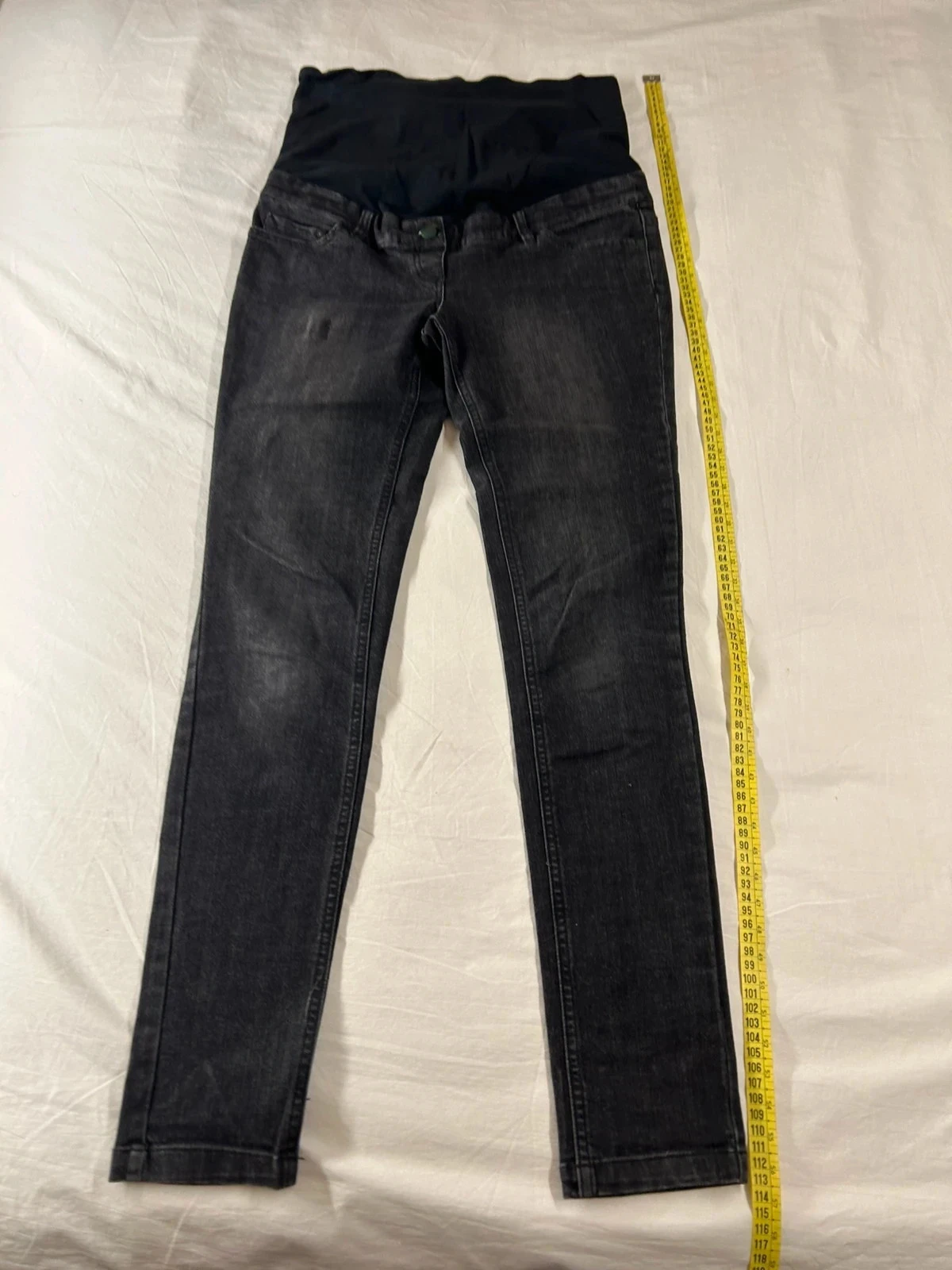Jeans de cintura alta vertbaudet preto – photo 2